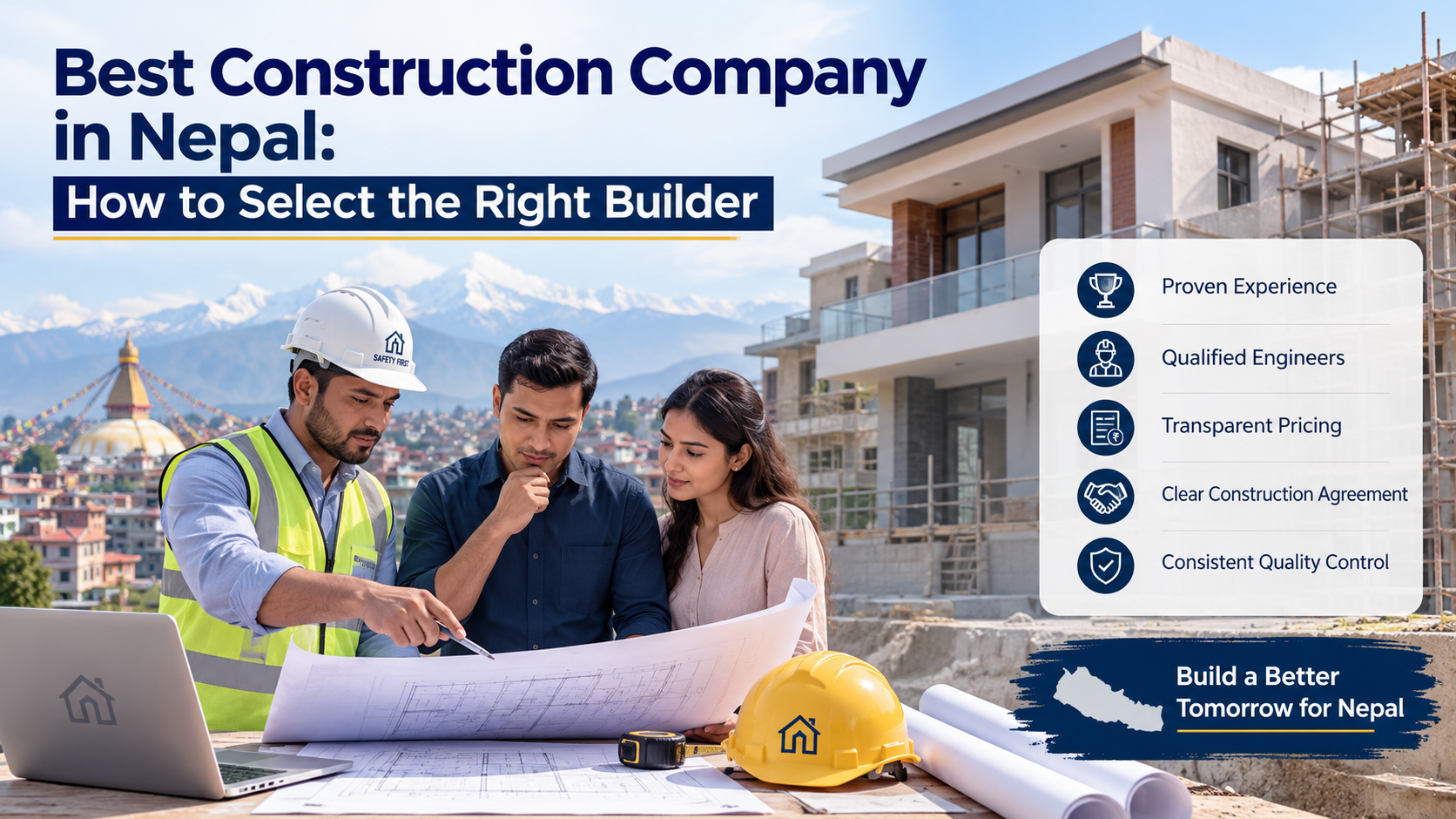 Best Construction Company in Nepal: How to Select the Right Builder
